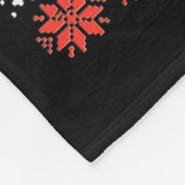 スィッシュマスメリー醜いクリスマスセーターBysketll Paj フリースブランケット (角)