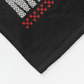 スィッシュマスメリー醜いクリスマスバスケットボールクリスマス フリースブランケット (角)