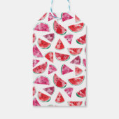 スイカありがとうパーソナライズされた ギフトタグ (裏面)