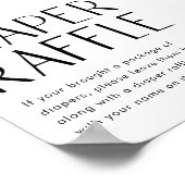 スイカおむつラッフルサイン ポスター (角)