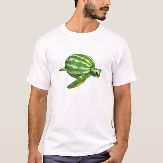 スイカおもしろいサチュトル Tシャツ (正面)
