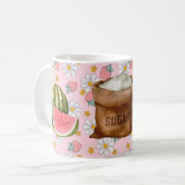 スイカおもしろいシュガーハイマグ コーヒーマグカップ (正面左)
