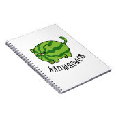 スイカおもしろいネコぷん ノートブック (右側)