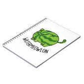 スイカおもしろいネコぷん ノートブック (左側)