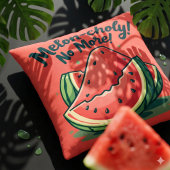 スイカおもしろいパンプン"メロン胆汁なし以上" クッション