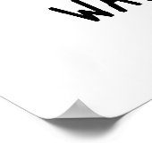 スイカおもしろいフルーツパン ポスター (角)