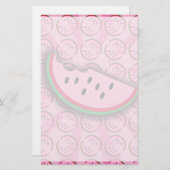 スイカおもしろいフレッシュフルーツアートデザイン 便箋 (正面/裏面)