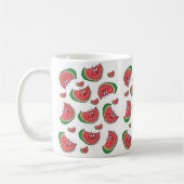 スイカおもしろいマグ コーヒーマグカップ (左)