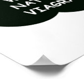 スイカおもしろいマンバイアグラジョーク ポスター (角)