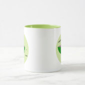 スイカおもしろいラバーカートゥーンコーヒーマグ マグカップ (中央)