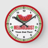 スイカおもしろい恋人の ラウンド壁時計 (正面)