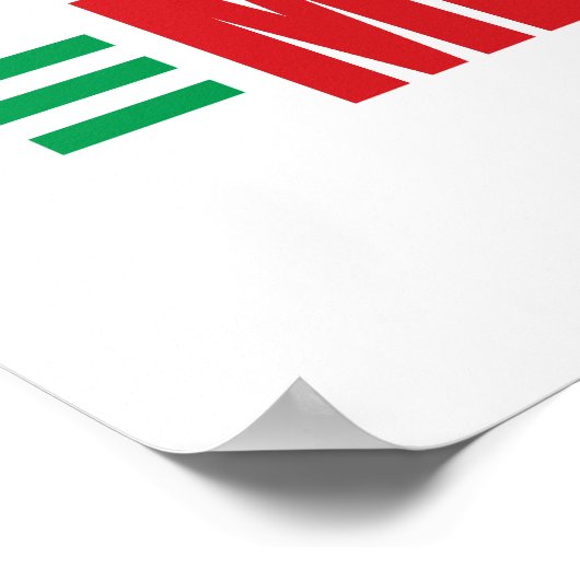 スイカおもしろい ポスター (角)