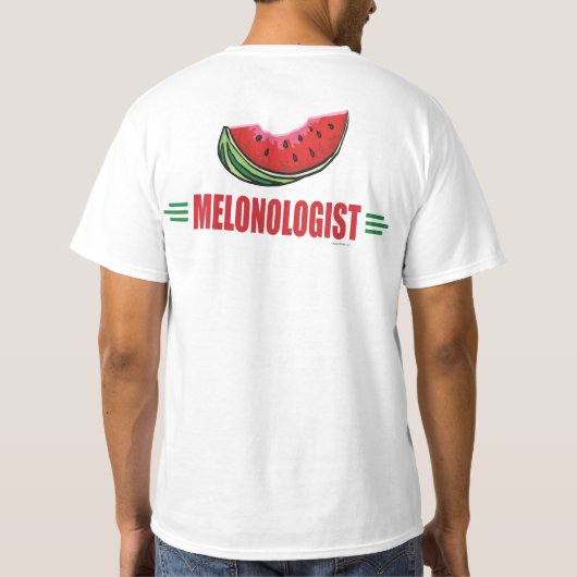 スイカおもしろい Tシャツ (裏面)