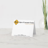 スイカおよび馬の洗浄印(横の) カード (裏面)