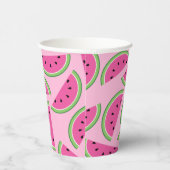 スイカかわいい子供たち1歳の誕生日 紙コップ (右)