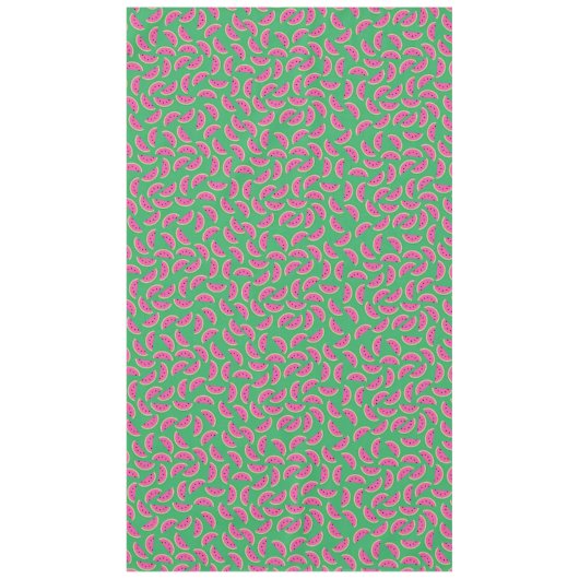 スイカかわいい最初の誕生日フルーツ テーブルクロス (正面)