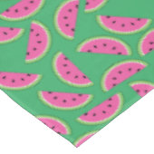 スイカかわいい最初の誕生日フルーツ テーブルクロス (アングル)