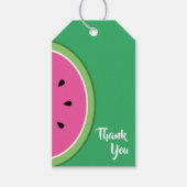 スイカかわいい1歳の誕生日パーティーありがとう ギフトタグ (正面)