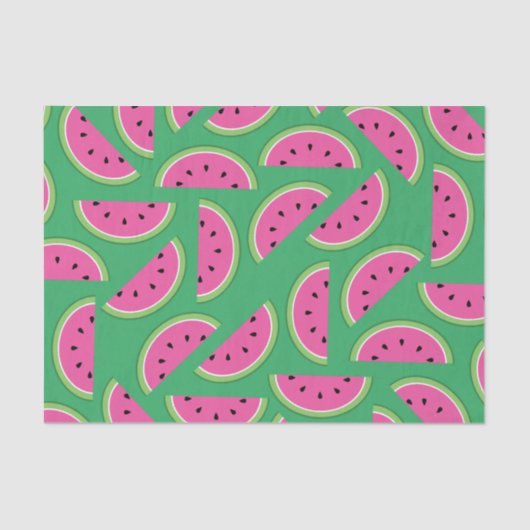 スイカかわいい1歳の誕生日パーティーティッシュペーパー 薄葉紙 (正面)