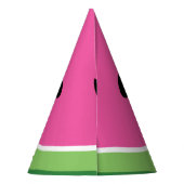 スイカかわいい1歳の誕生日パーティー帽子 パーティーハット (裏面)