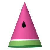 スイカかわいい1歳の誕生日パーティー帽子 パーティーハット (正面)