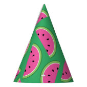スイカかわいい1歳の誕生日パーティー帽子 パーティーハット (左)