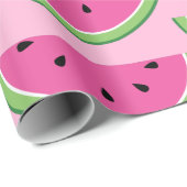 スイカかわいい1歳の誕生日ラッピング紙 ラッピングペーパー (ロールコーナー)
