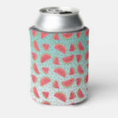 スイカかわいらしスライスと種子パターン 缶クーラー (缶裏面)