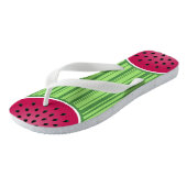 スイカくさびスライス ビーチサンダル (アングル)