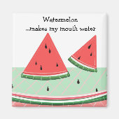 スイカとことわざ マグネット (正面)