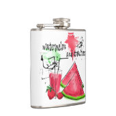 スイカとイチゴの水彩スケッチ フラスク (右)