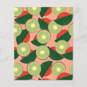 スイカとキウィススクラップブック紙 (裏面)