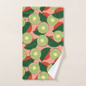 スイカとキウイ バスタオルセット (ハンドタオル)