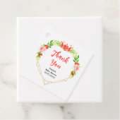 スイカとザクロの赤ちゃんシャワー フェイバータグ (インサイチュ)