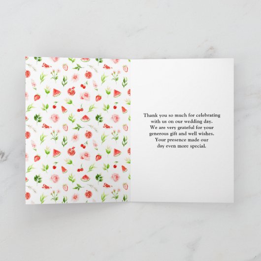 スイカとザクロ結婚ナシ サンキューカード (内部)
