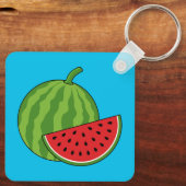 スイカとスライス キーホルダー (裏面)