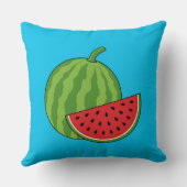 スイカとスライス クッション (裏面)