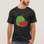 スイカとスライス Tシャツ (正面)
