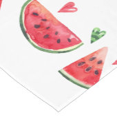 スイカとハート ショートテーブルランナー (コーナー)