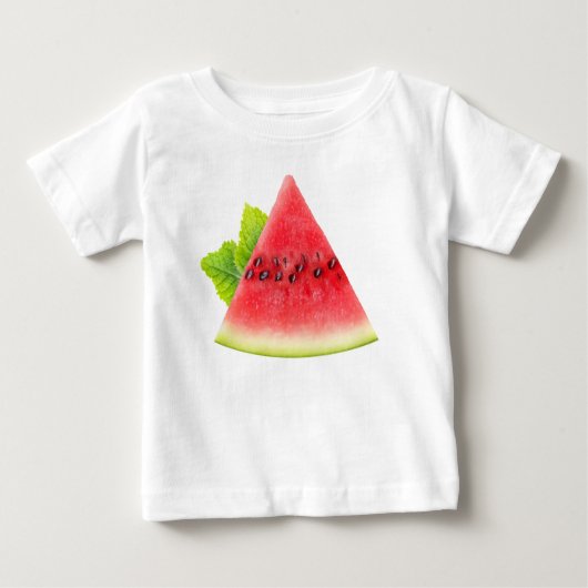 スイカとミント ベビーTシャツ (正面)