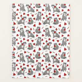 スイカと幸せなアライグマ プランナー手帳