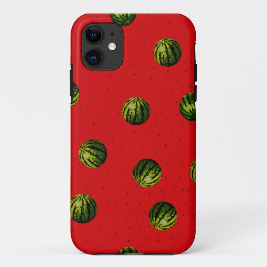 スイカと種子iPhoneケース Case-Mate iPhoneケース (裏面)