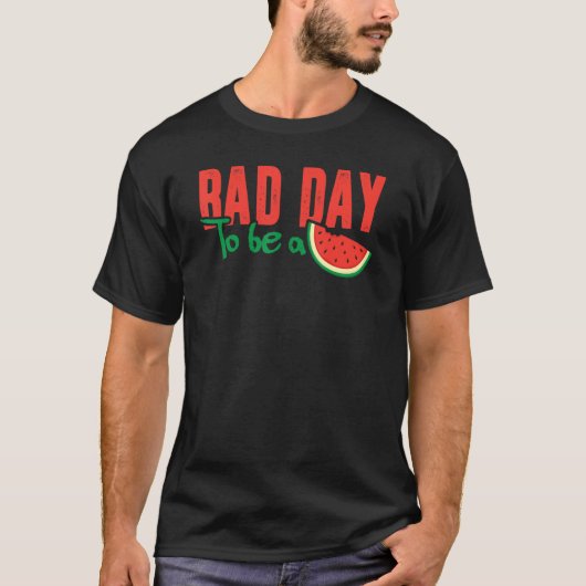 スイカになるのが苦手な日 Tシャツ (正面)