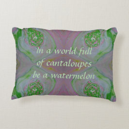 「スイカになれ」アクリルインスパイア注 アクセントクッション