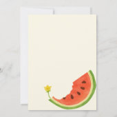 スイカに1つ!誕生日パーティー 招待状 (裏面)