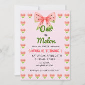スイカに1つ！誕生日パーティー 招待状 (正面)