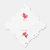 スイカのお気に入りボックス – カスタム文字 フェイバーボックス (折り畳みなし)