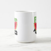 スイカのないパレスティナ救ダ・ガザ コーヒーマグカップ (中央)