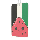 スイカのないパレスティンのかわいいパレスチナ国旗 カーエアーフレッシュナー (左)