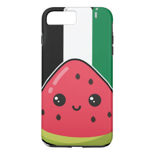 スイカのないパレスティンのかわいいパレスチナ国旗 iPhone 8 PLUS/7 PLUSケース